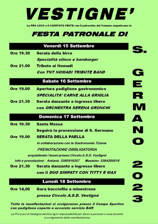 Festa patronale San Germano